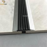 Black Rubber Floor Transition Strip Non Slip 46.7mm Width SGS Certified