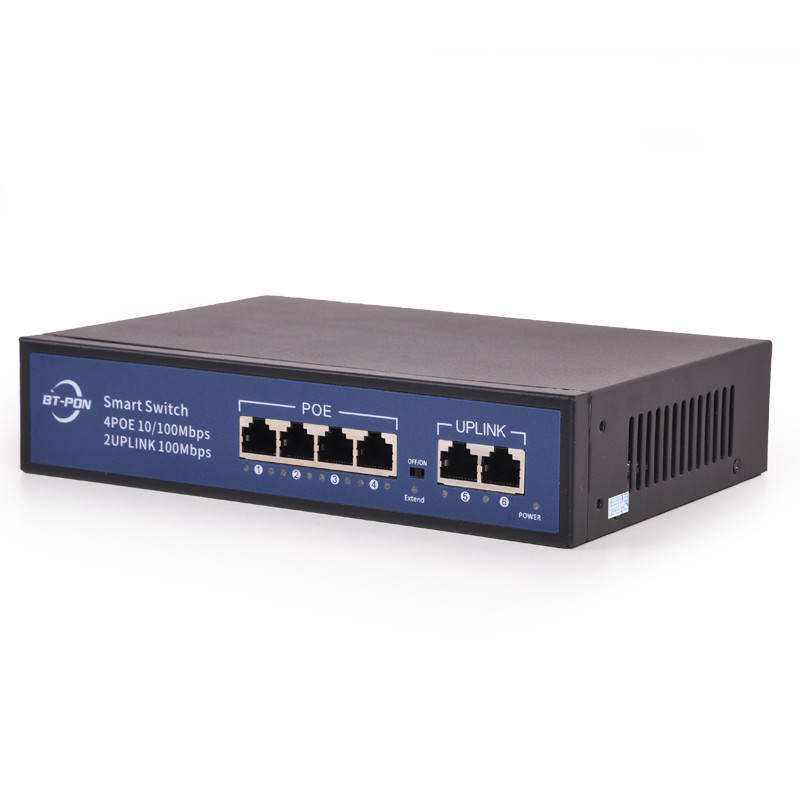 4 Port 10/100mbps Ethernet IEEE 802.3af Poe Network Switch
