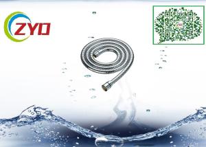 China Double Buckle Pull Out Chrome Shower Hose , Kitchen Flexible Hand Shower Hose wholesale