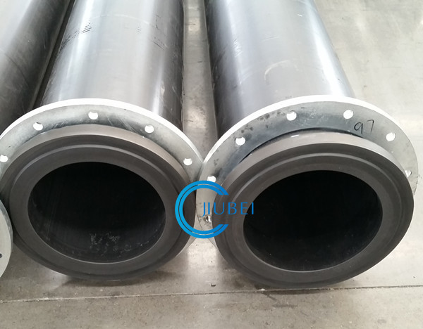Wear Resistant UHMWPE Pipes With Flanges Accessories