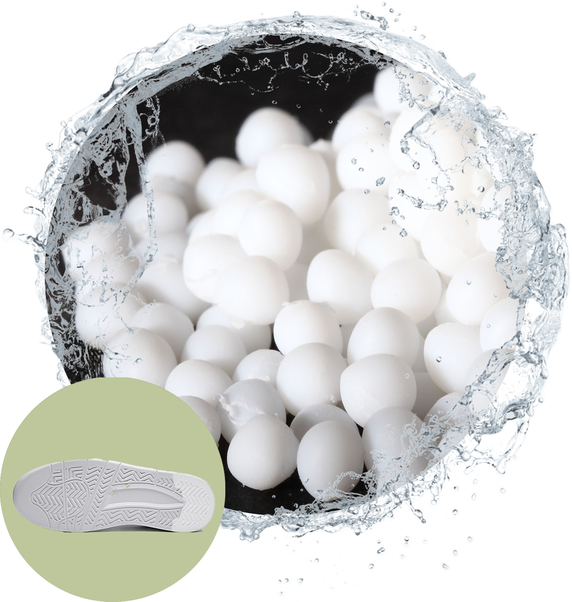 High Strength 20A-90A TPR Rubber Material TPE Elastomer Material Used in Outsole Tread Soles