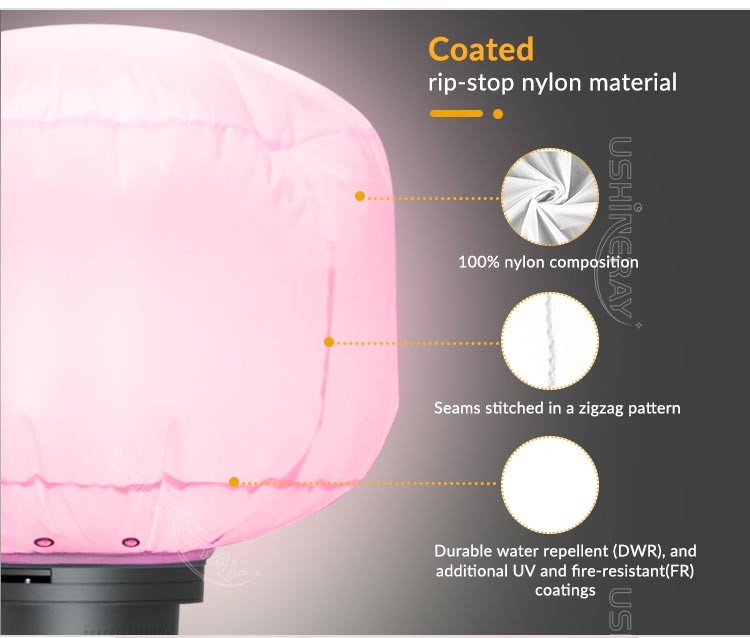 Glare Free 320W Balloon Light Tower RGB Tripod Lights For Wedding