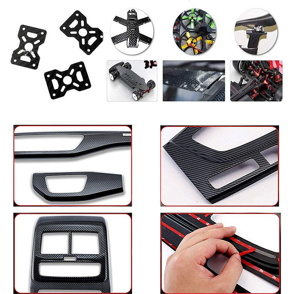 Carbon Fibre Fabric Carbon Fiber Sheet Plate 3K 8mm Activated 2mm