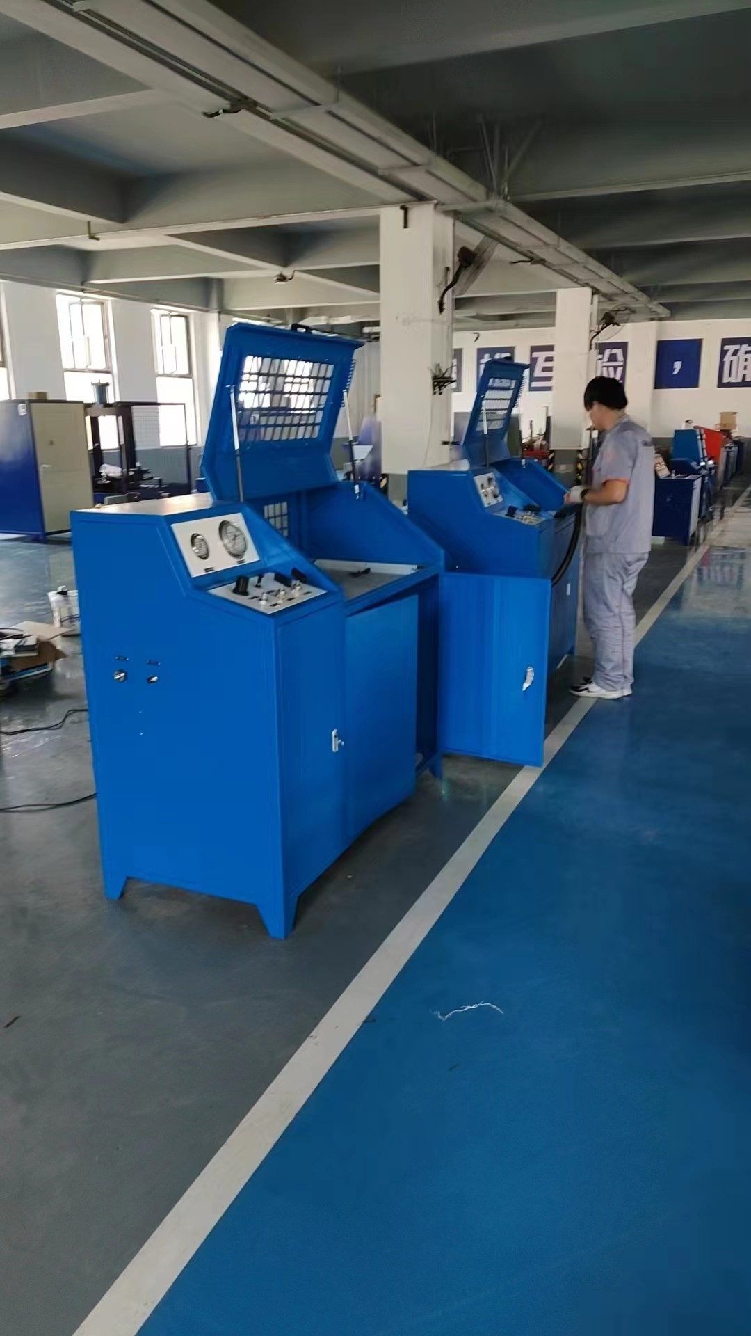 Steel Hose Pressure Testing Machine Compliant Pressure 200 Mpa For Long Lasting Performance