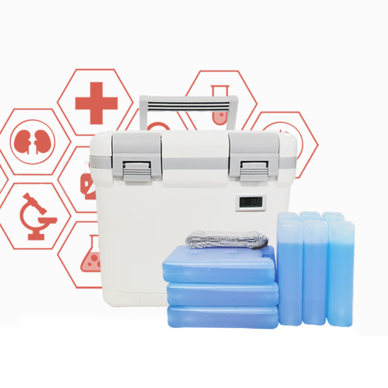 High Quality Medical Laboratory PU Insulated Cold Chain Coolling Box WithTemperature Display