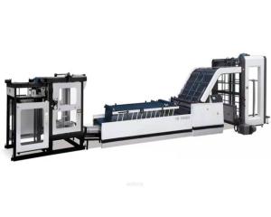 China Second Hand Auto Flute Laminating Machine With Feeding Smoothly wholesale
