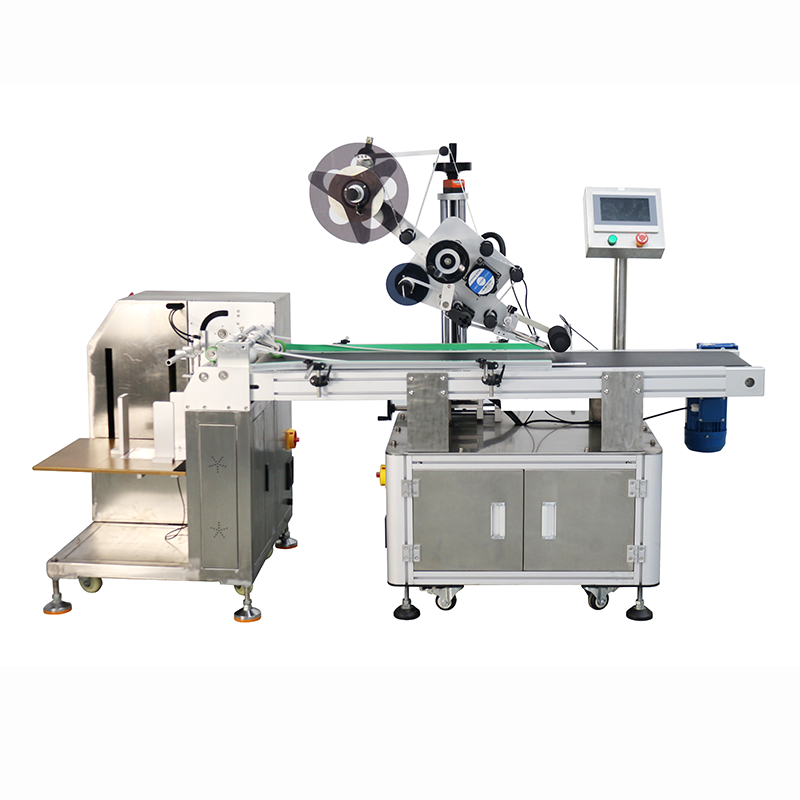 Electric Driven Label Applicator for Flat Bag and Mylar Pouch Desktop Doypack Pouch