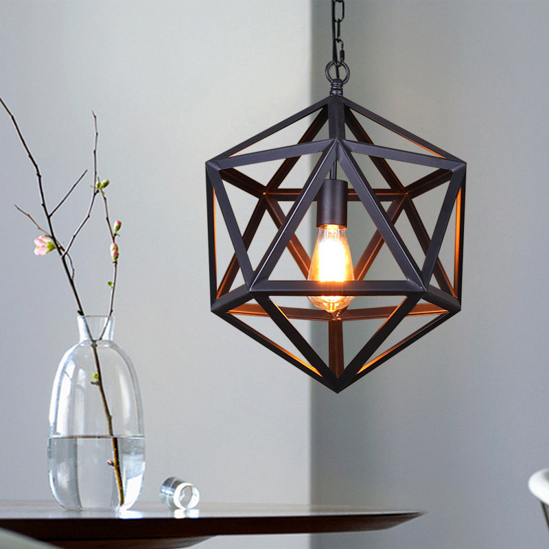 Cage industrial hanging lights for Kitchen Dining room Restaurant Lamp Fixtures (WH-VP-06)
