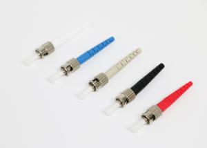 China ST 2.0mm 3.0mm Optical Fiber Connector Simplex with Metal Housing wholesale