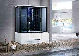 China 110V / 220V Bathroom Shower Enclosure , Steam Bath Shower Cabin 1400x1100x2150mm wholesale