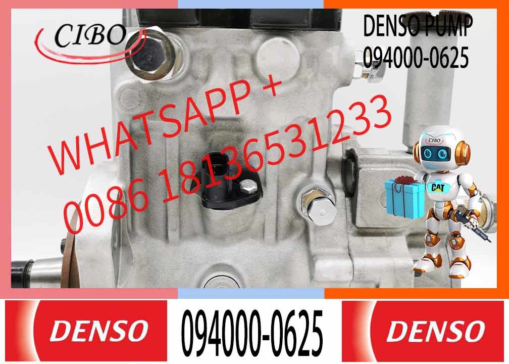Diesel fuel injection pump 094000-0625 for Komatsu PC400-7 PC450-7 6D125 diesel fuel engine