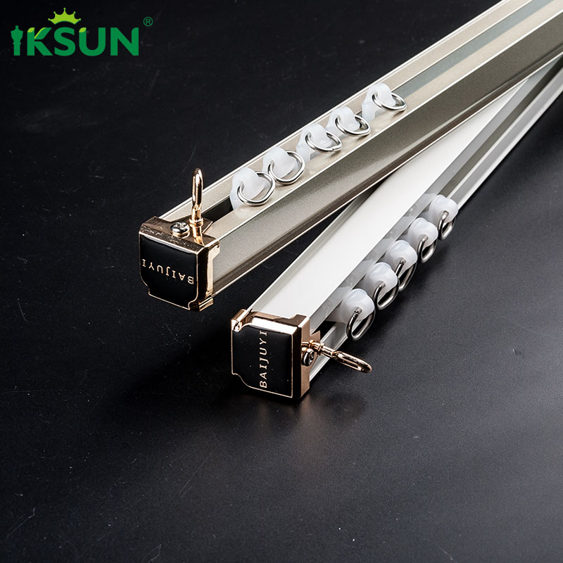 22ft Thickened Heavy Duty Curtain Track System With Electrophoresis Anodized