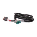 Black 300V Power Extension Wire Harness For Electric Vehicle