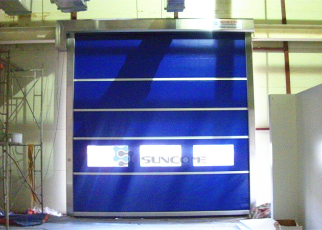 1.2mm PVC Curtain High Speed Shutter Door With Strong Wind - Bar