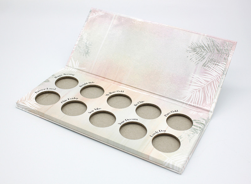 OEM ODM 10 Colors Eyeshadow Palette Empty Case 27mm For Cosmetic