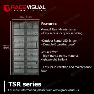 China TSR Series ---P3.9-7.8mm Outdoor Transparent LED Displays wholesale
