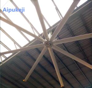 China HVLS Large Residential Ceiling Fans , 24 Foot Industrial Ceiling Fan CE Approved wholesale