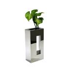 Stainless steel words shape flower planters pots for company name