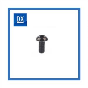 China Umbrella Head Titanium Screws Black Cerasol High Temperature Coating wholesale