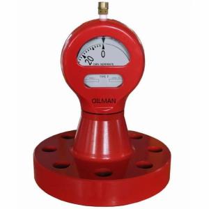 China Oilfield Drilling Mud Pump Pressure Gauge Flange Connection 6000psi on sale