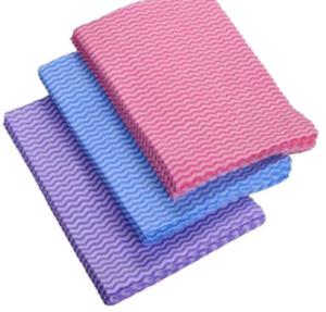 China ISO Home Disposable Cleaning Rags , Kitchen Floor Spunlace Non Woven Fabric wholesale