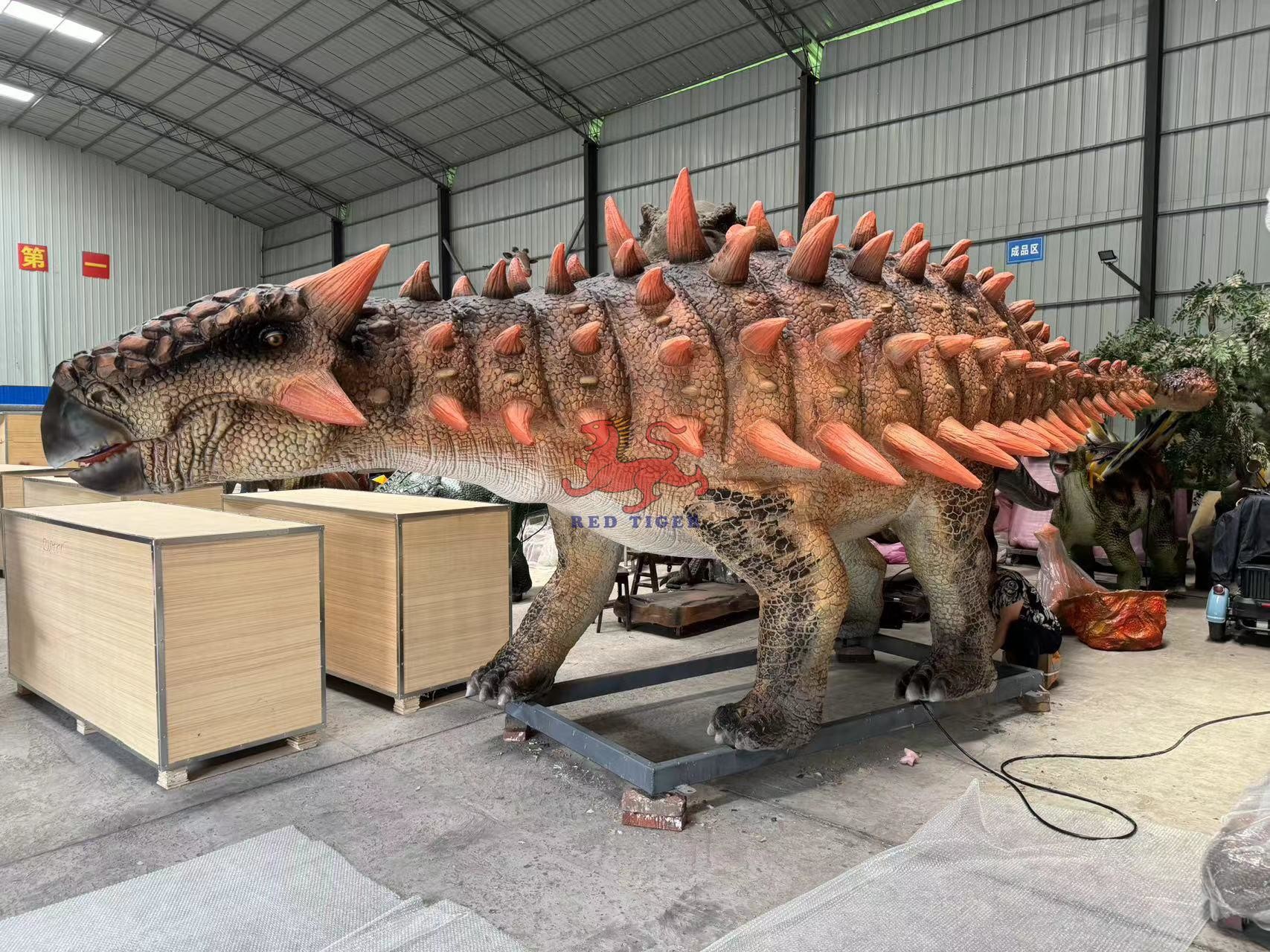 Animated Realistic Animatronic Dinosaur Ankylosaurus Dinosaurs