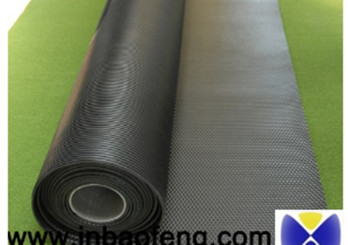 Black Cattle Mats Rubber Horse Stall Mats 12-25mm Thickness Anti Rust