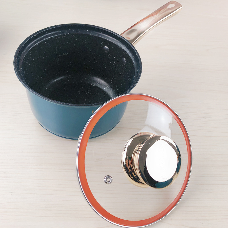 Hot Sale Color Cookware Non Stick Cookware Sets 12pcs Stainless Steel Cooking Pot