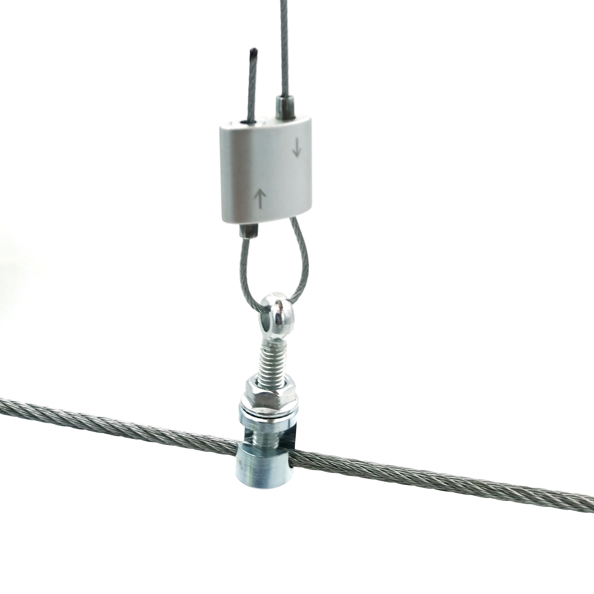 Top Quality Wire Ceiling Gripper Cable Fastening Curtain Tensioner With Screw And Anchor