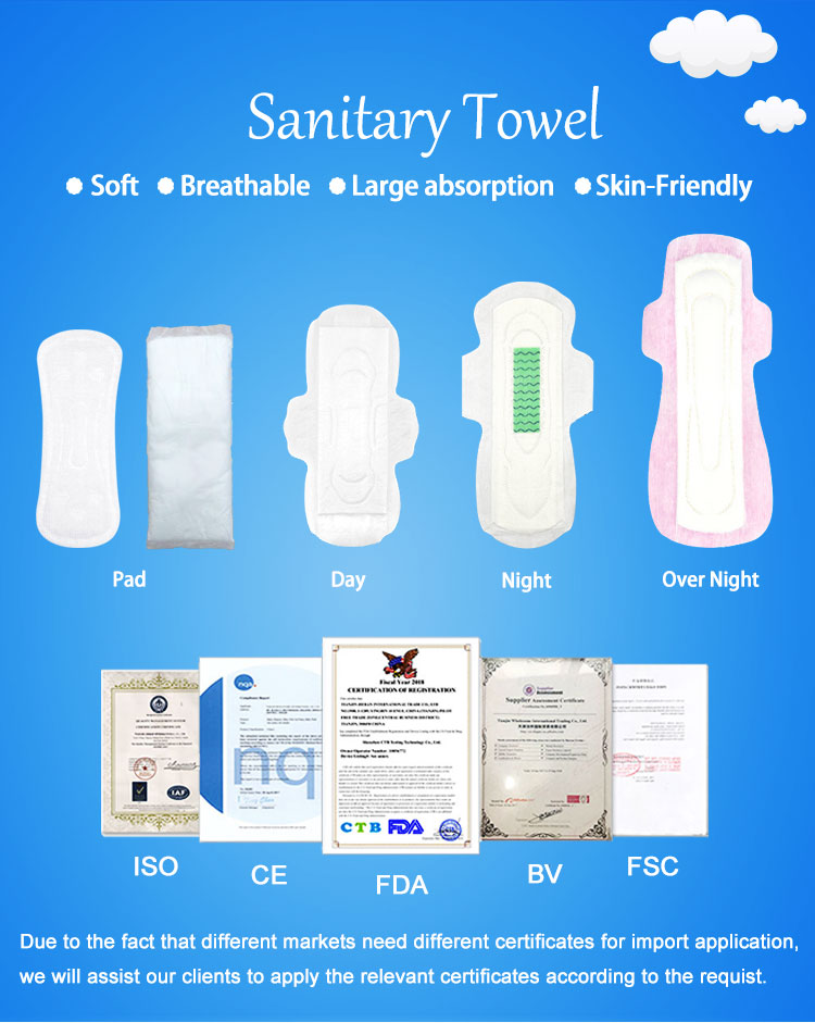 Super High Absorbency Ultra Thick Bamboo Sanitary Pads Making Machine Napkin for Daily