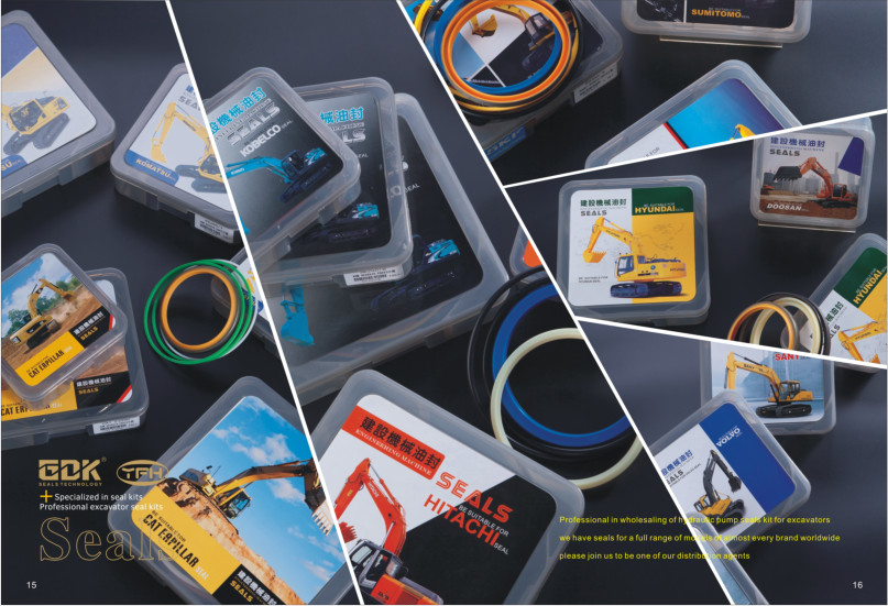 Boom Seal Kit CAT 345B Excavator Spare Parts , Boom Cylinder Seal Kit Durable