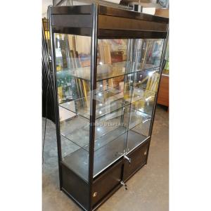 China 200cm High Lockable Glass Showcase Display Cabinet ODM Available wholesale