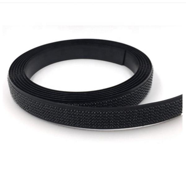 thin plastic injection hook and loop tape for Mop and curtains card slot fixed