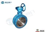 Stainless Triple Eccentric Butterfly Valve , Flanged End Metal Seated Butterfly