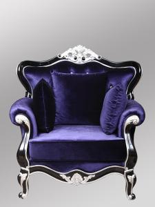 China Villa living room furniture European-style solid wood hand-carved high-end Italian fabric sofa wholesale