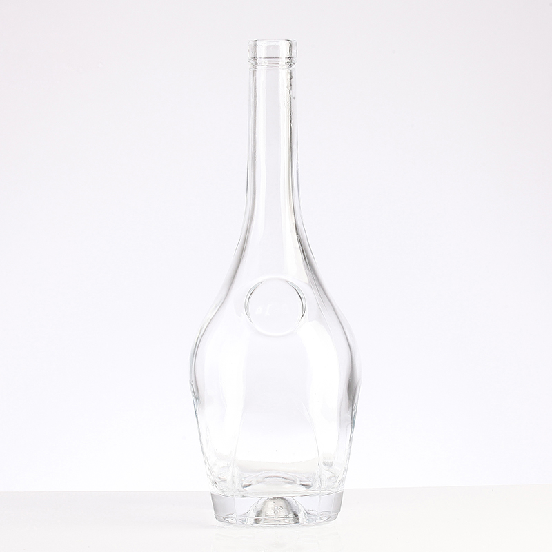 Acceptable Customer's Logo Long Neck Flint Vodka Whisky Rum Bottle for Fancy Spirits