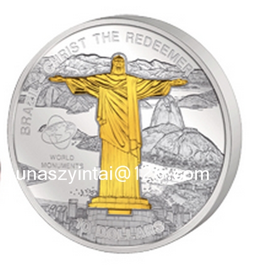 Brazil Style Custom Metal Challenge coin