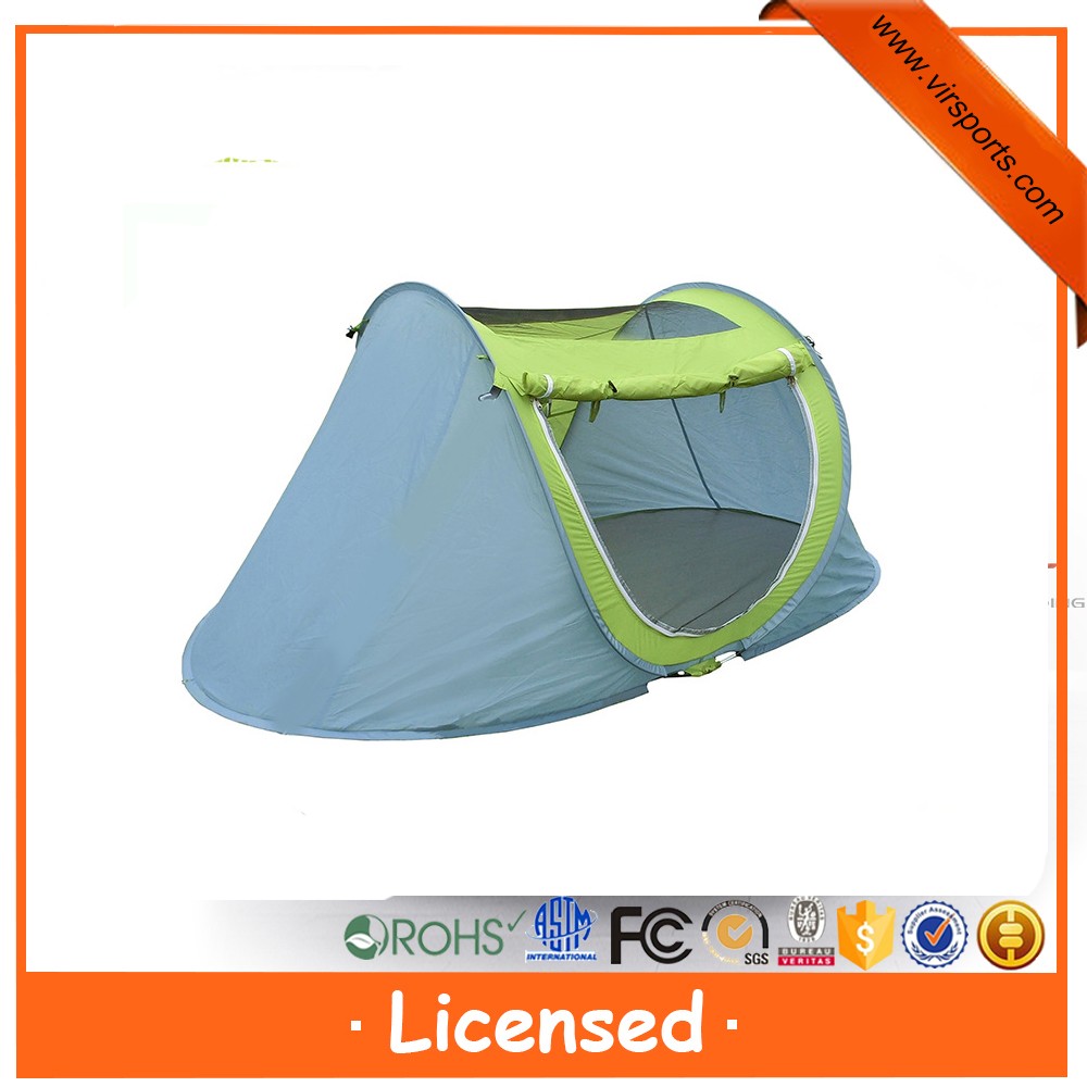 high quality new style hot selling Automatic steel Pole Material and 2 Person Tent pop up bed camping tent