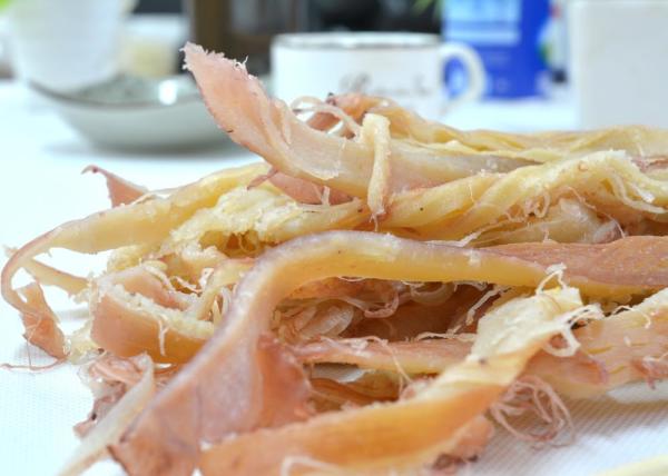 Seasoned Dried Squid Fin Russia Thailand Flavor Healthy Deep Sea Snacks Sweet
