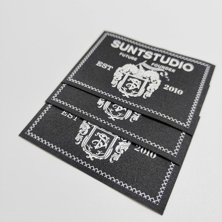Custom Woven 3D Heat Transfer Patches Iron On Woven Patches For Hats Clothing