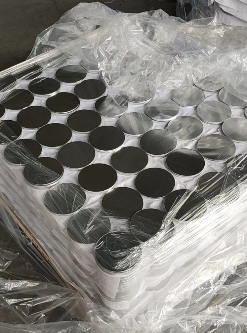 Round Aluminum Disc Sheet Circle 6.5mm For Pot 1050 1060 1100 H14