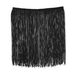 China Bag Black 42mm Hawaiian Tassel Fringe Trim wholesale