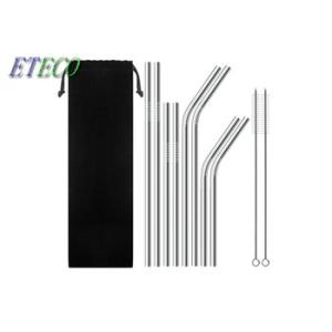 House Hold Reusable Drinking Straws , Drinking Metal Cocktail Straws