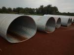 3.7*2.44m corrugated metal culvert pipe pipe-arch section