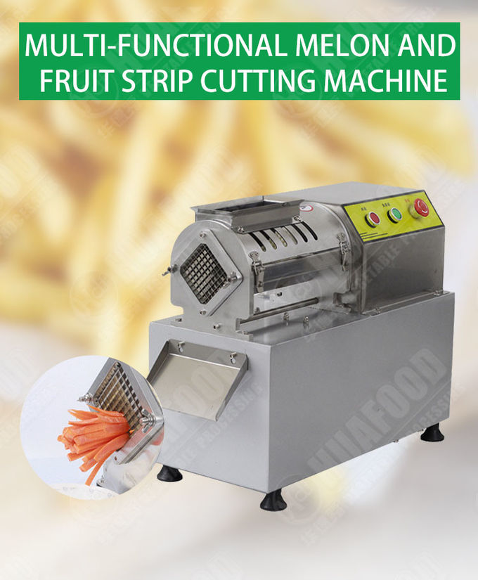 AC220V SUS304 Fruit Vegetable strip cutting machine 53KG