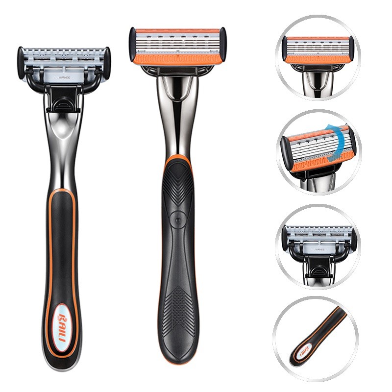 Factory Price Custom Safty Shaving Razor 5 Five Blade Cartridge System Razors for Men