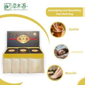 China Detoxifying Foot Soak Packets Natural Wellness Boxed Chinese Herbal Foot Bath wholesale