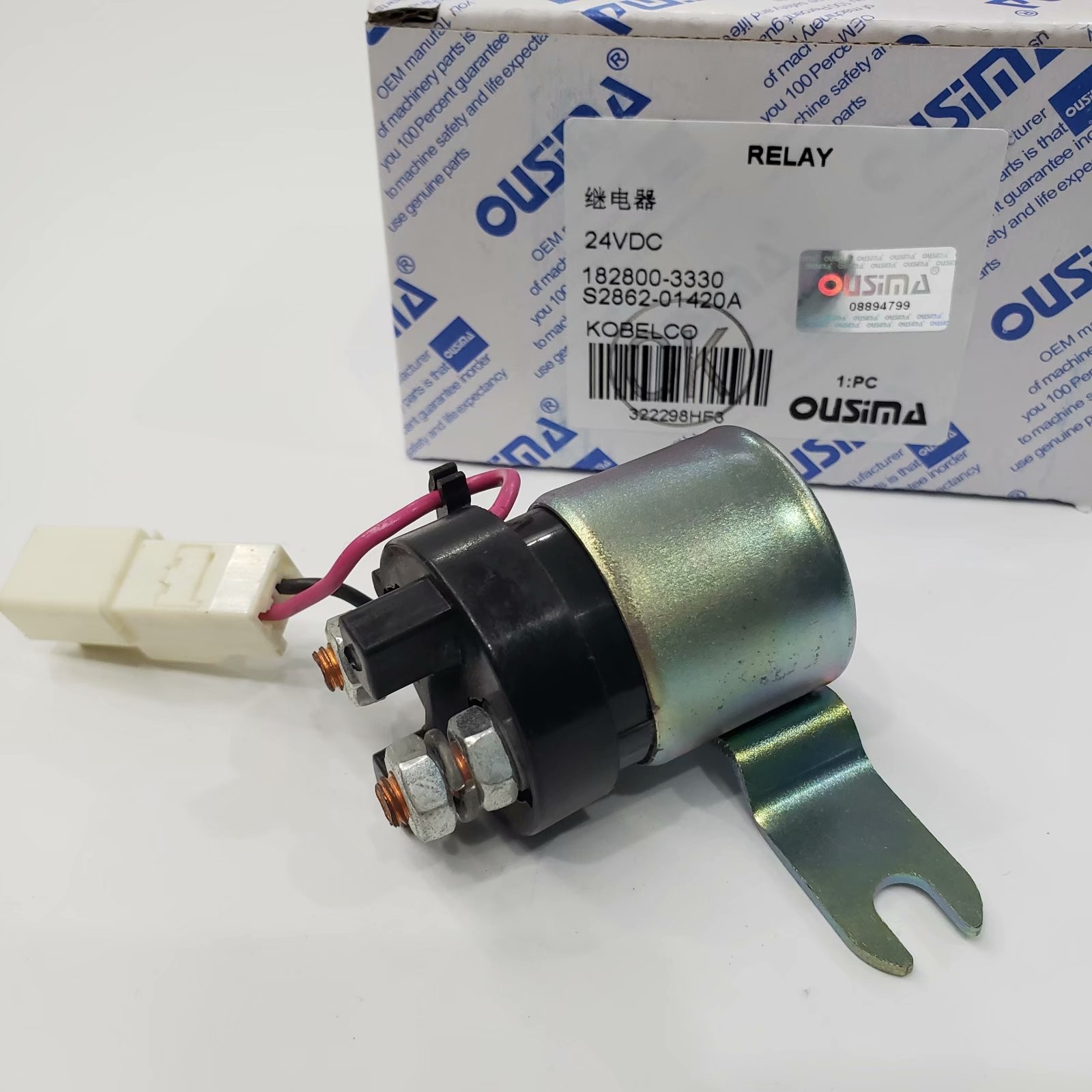 OUSIMA 182800-3330 S2862-01420A 24V 1828003330 Preheat Relay For Kobelco Excavator