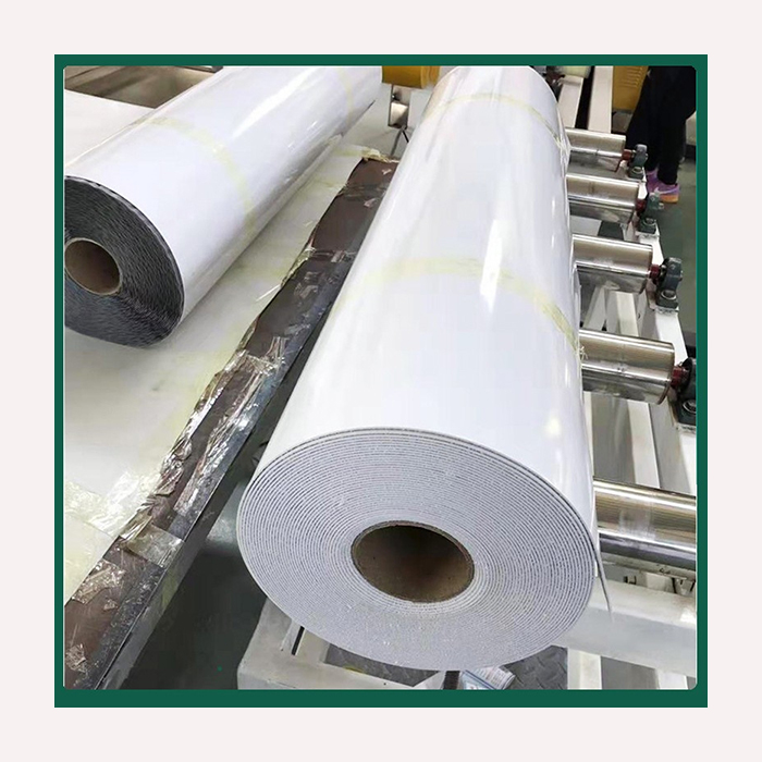 Polyester Mesh Reinforced PVC Waterproofing Membrane for Swimming Pool ISO Certified
