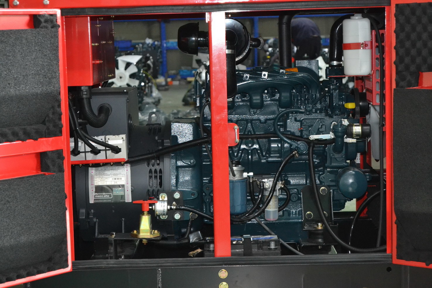 Kubota 15kw 415V Water Cooled Portable Diesel Generator V2203